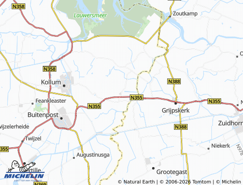 MICHELIN Burum map - ViaMichelin