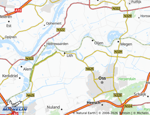 MICHELIN Lithoijen map - ViaMichelin