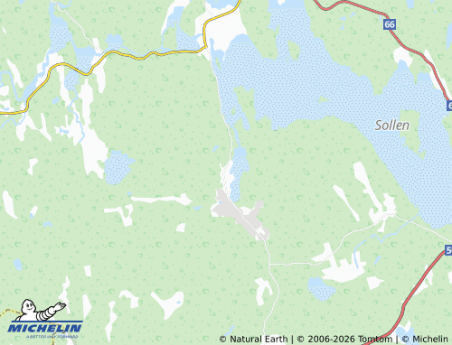 Mappa MICHELIN Norra Saxdalen - ViaMichelin