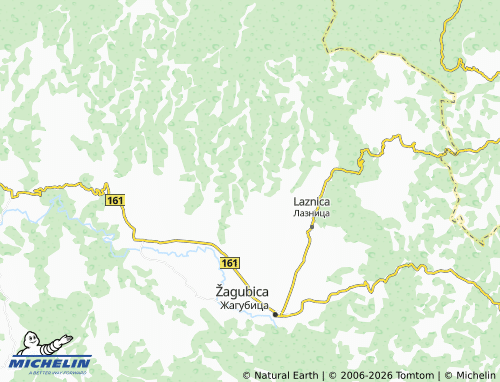 Mapa MICHELIN Milatovac - ViaMichelin