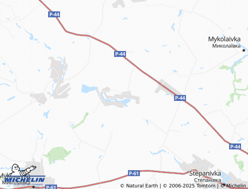 MICHELIN Korshachyna map - ViaMichelin