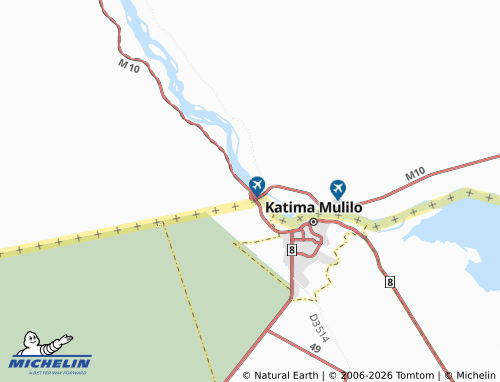 Kaart MICHELIN Katima Mulilo - ViaMichelin