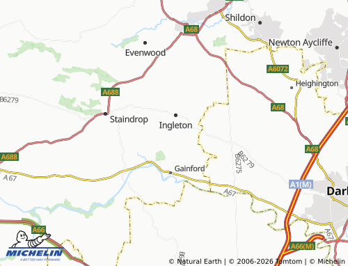 Carte MICHELIN Langton - ViaMichelin
