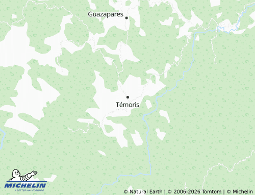 Carte MICHELIN Témoris - ViaMichelin