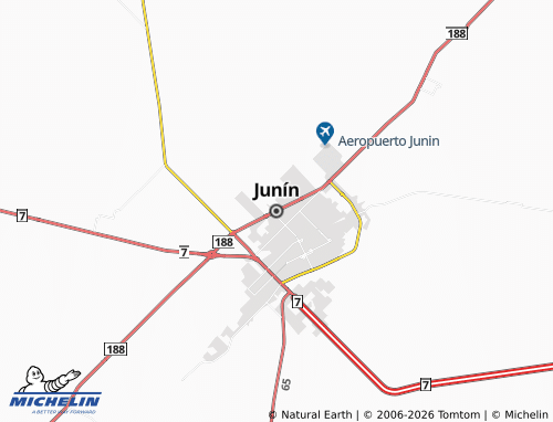 Kaart MICHELIN Junín - ViaMichelin