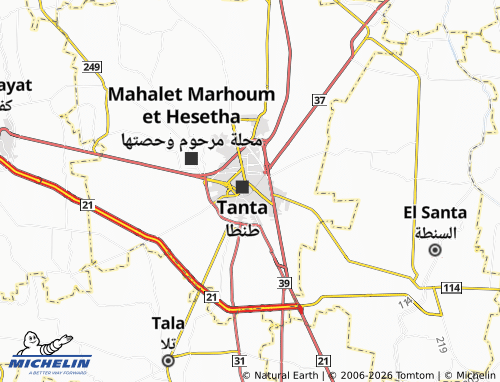 MICHELIN Abdo El Refaey map - ViaMichelin