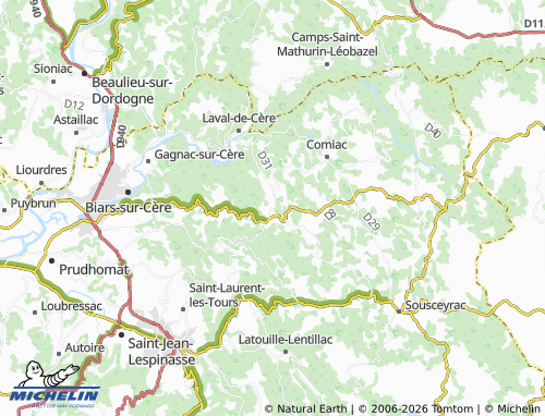 MICHELIN Teyssieu map - ViaMichelin