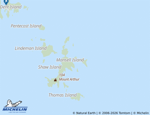 MICHELIN Comston Island map - ViaMichelin