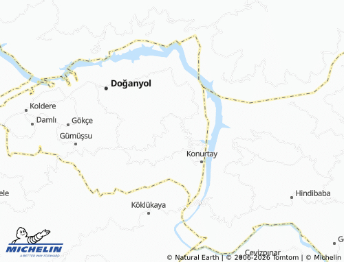 MICHELIN Poyraz map - ViaMichelin