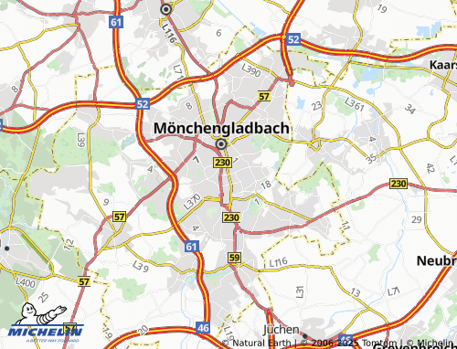 MICHELIN Grenzland-Stadion map - ViaMichelin