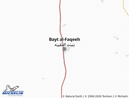 Mappa MICHELIN Bayt al-Faqeeh - ViaMichelin