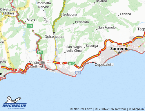 Mapa MICHELIN Vallebona - ViaMichelin