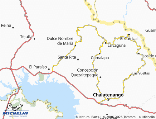 Mappa MICHELIN Santa Rita - ViaMichelin