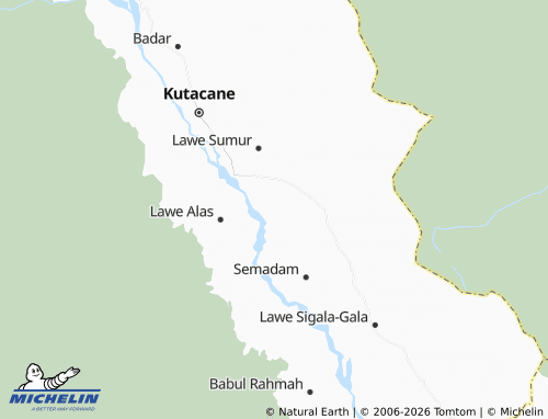 MICHELIN Paye Rambung map - ViaMichelin