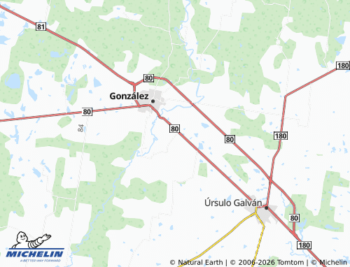 Mapa MICHELIN Ejido González - ViaMichelin