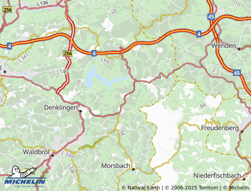 MICHELIN Odenspiel map - ViaMichelin
