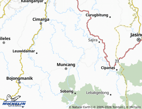 Mapa MICHELIN Mekarwangi - ViaMichelin