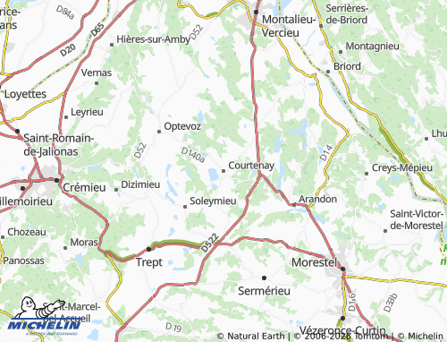 MICHELIN Courtenay map - ViaMichelin