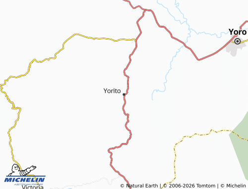 Mapa MICHELIN Yorito - ViaMichelin