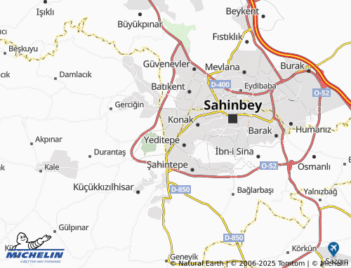 MICHELIN 15 Temmuz map - ViaMichelin