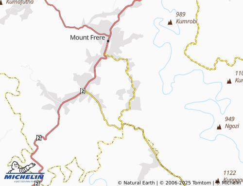 MICHELIN Mtonjeni map - ViaMichelin