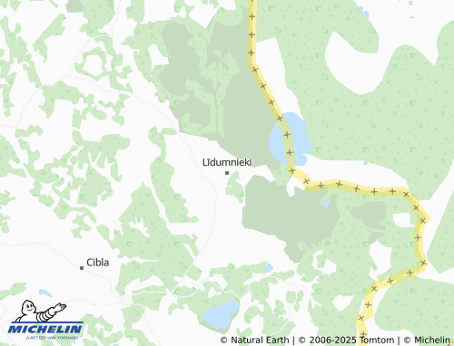 MICHELIN Līdumnieki map - ViaMichelin