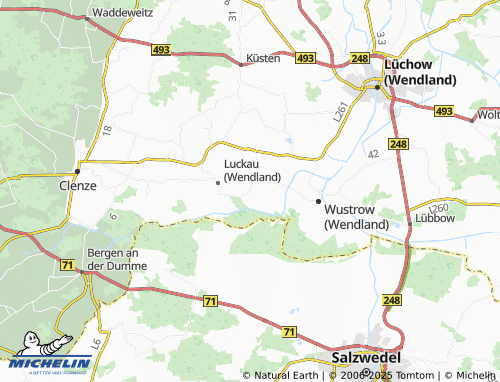 Carte MICHELIN Nauden - ViaMichelin