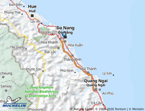 Mapa MICHELIN Thăng Bình - ViaMichelin