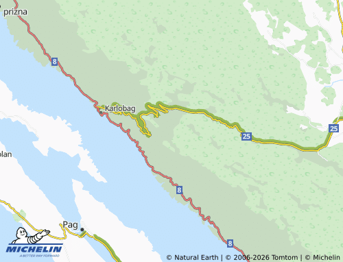 Mapa MICHELIN Konjsko - ViaMichelin