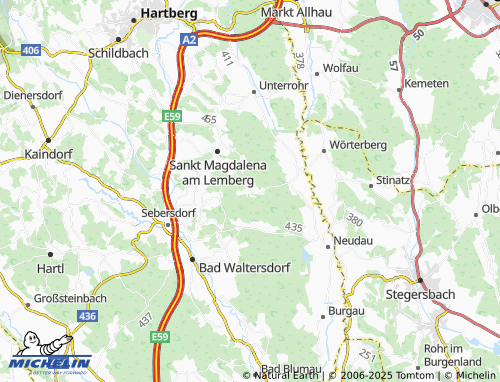 MICHELIN Längenbach map - ViaMichelin