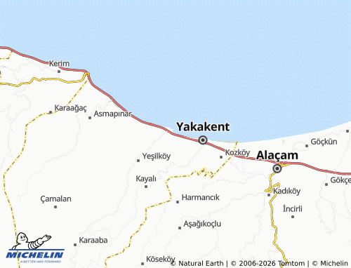MICHELIN Liman map - ViaMichelin