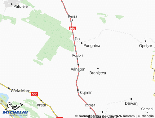Mappa MICHELIN Roșiori - ViaMichelin