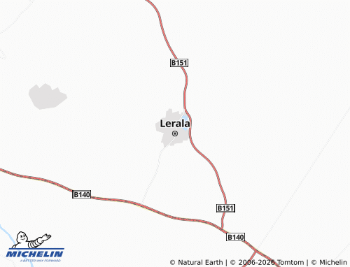 MICHELIN-Landkarte Lerala - ViaMichelin