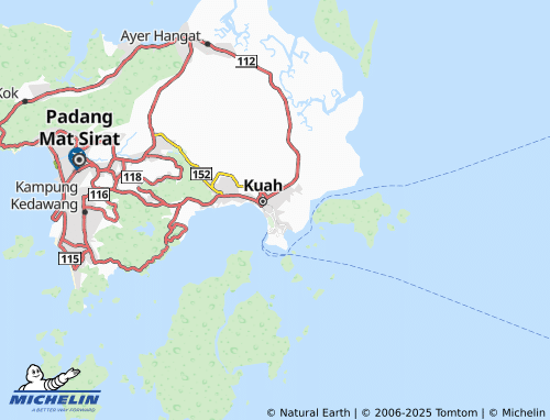 MICHELIN Kampung Kuah map - ViaMichelin