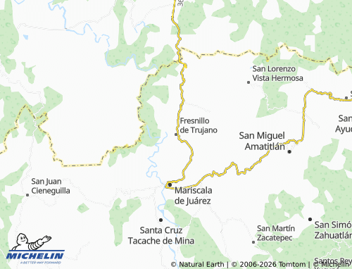 MICHELIN-Landkarte Fresnillo de Trujano - ViaMichelin