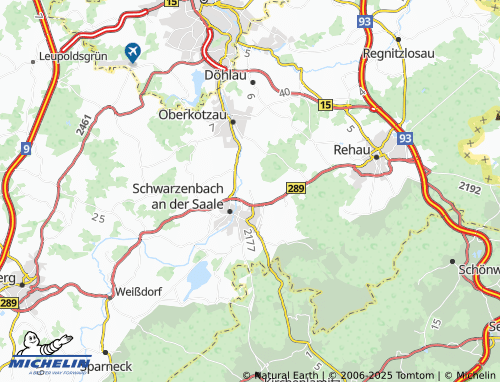 MICHELIN Schwingen map - ViaMichelin