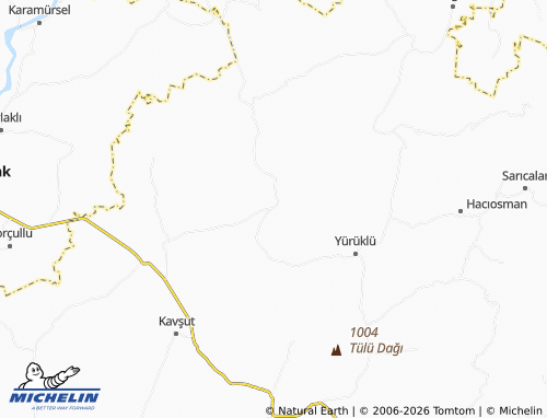 MICHELIN Çavuşçu map - ViaMichelin