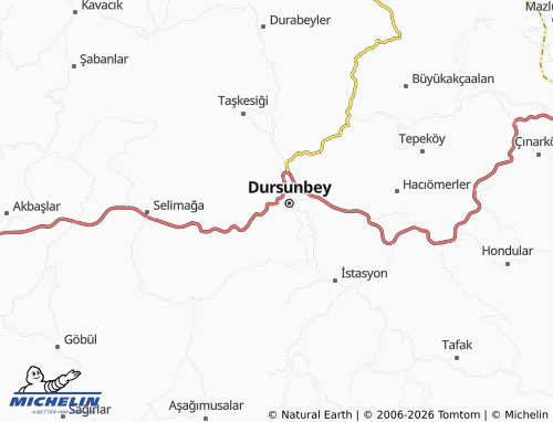 MICHELIN Üçeylül map - ViaMichelin