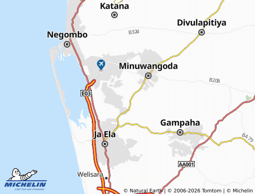 MICHELIN-Landkarte Samurdhigama - ViaMichelin