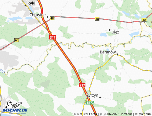 MICHELIN Skrudki map - ViaMichelin