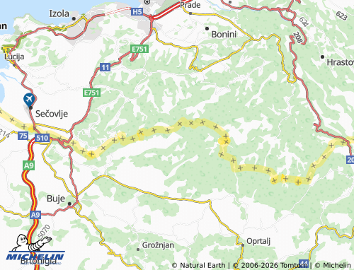 Mapa MICHELIN Brič - ViaMichelin