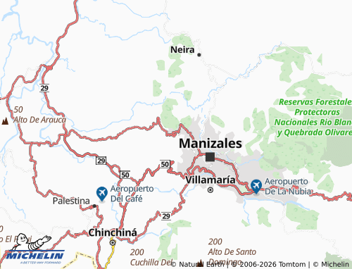 Carte MICHELIN La Linda Parte - ViaMichelin