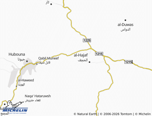 MICHELIN-Landkarte al-Sareehah - ViaMichelin