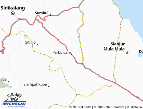MICHELIN Parbuluan map - ViaMichelin