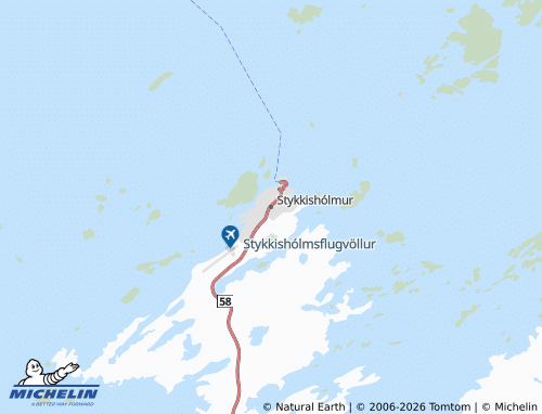 Mappa MICHELIN Stykkishólmur - ViaMichelin