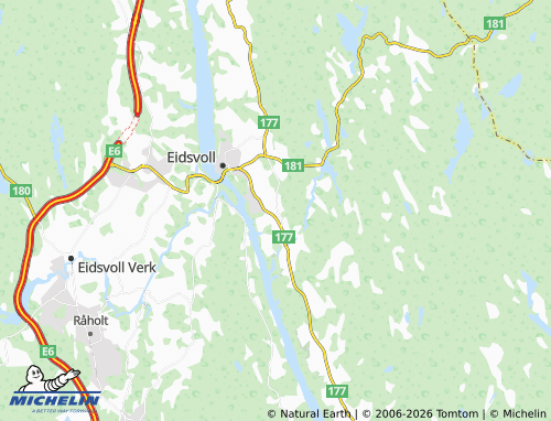MICHELIN Styri map - ViaMichelin
