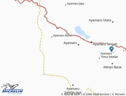 Mapa MICHELIN Ayamaru Selatan - ViaMichelin