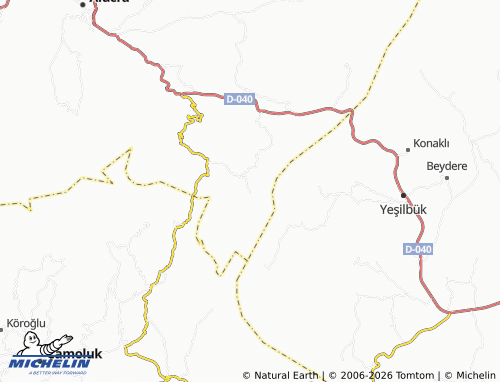 Mappa MICHELIN Köklüce - ViaMichelin