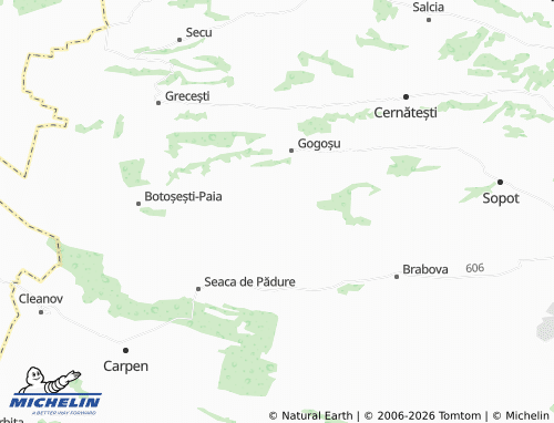 Mappa MICHELIN Gogoșița - ViaMichelin