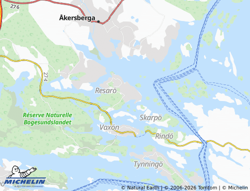 Mappa MICHELIN Resarö - ViaMichelin